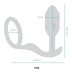 Пробка с кольцом b-Vibe Snug &amp; Tug