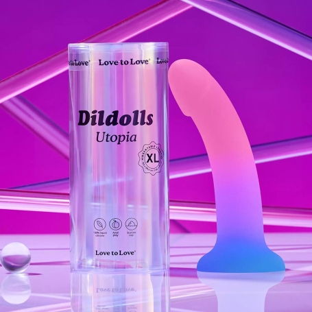 Фаллоимитатор Dildolls Utopia из жидкого силикона