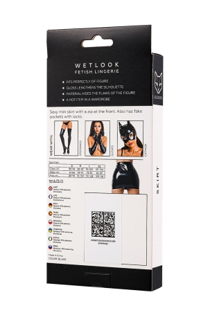 Короткая юбка Glossy Billie Wetlook