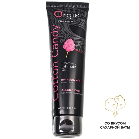 Съедобная смазка Orgie Lube Tube Cotton Candy